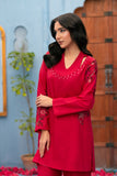 NF-6353 Shocking Pink Silk Stitched 2pc Suit