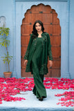 NF-5981 Bottle Green Silk Stitch 2pc suit