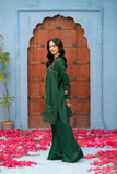 NF-5981 Bottle Green Silk Stitch 2pc suit