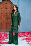 NF-5981 Bottle Green Silk Stitch 2pc suit