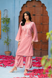 NF-6350 Baby Pink Silk Stitched 2Pc Suit