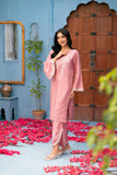 NF-6350 Baby Pink Silk Stitched 2Pc Suit