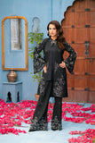 NF-6285 Black Silk Stitched 2pc Suit