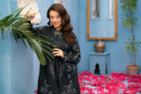 NF-6285 Black Silk Stitched 2pc Suit
