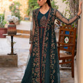 NF-6435 Green Net Coat with Inner