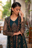 NF-6435 Green Net Coat with Inner