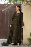 NF-6260 Mehndi Cotton 2Pc Stitched Suit