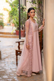 NF-5978 Baby Pink Net Stitched Coat with Inner