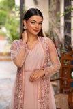 NF-5978 Baby Pink Net Stitched Coat with Inner