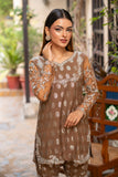 NF-5983 Beige Shirt & Gharara Suit