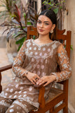 NF-5983 Beige Shirt & Gharara Suit