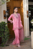 NF-6262 Pink Farshi cotton Stitched 2Pc Suit