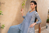 NF-6540 Grey Jacquard Stitched Coat with Inner
