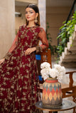 NF-6294 Maroon Net Stitched Long Shirt