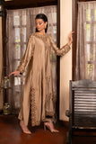 NF-6362 Beige Shamoos Slik Stitched 2pc suit