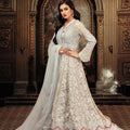 NB-3678 Silver Long Formal Dress Stitched Nakoosh Shop