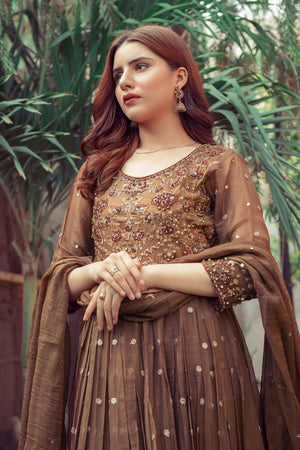 NB-3780 Antique Long 3Pc With Heavy Dupatta Nakoosh Shop