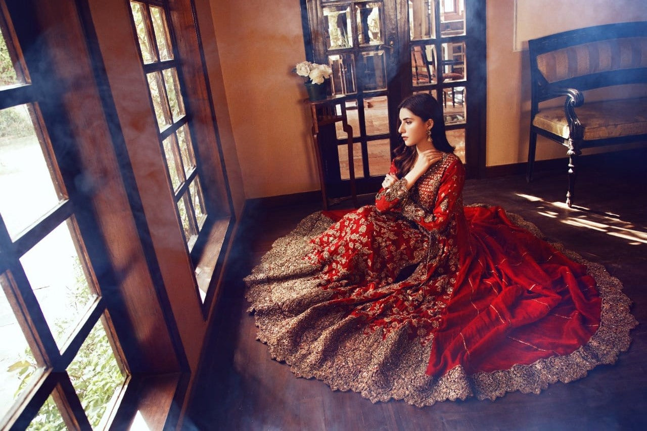 NB-4000 Red Formal Dress Stitched Nakoosh Shop