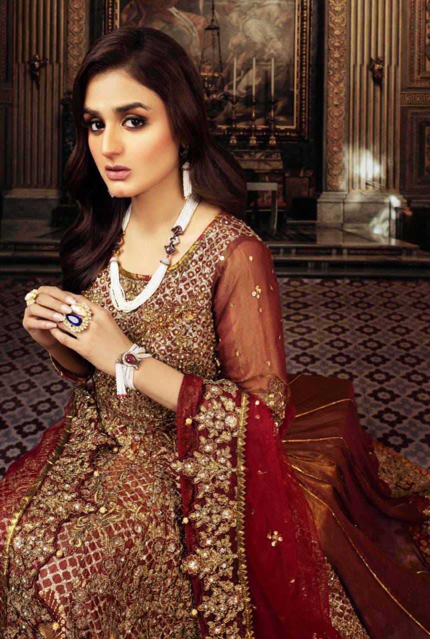 NB-4412 Maroon Stitched 3Pc Dress Nakoosh Shop