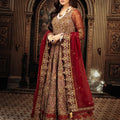 NB-4412 Maroon Stitched 3Pc Dress Nakoosh Shop
