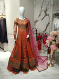 NB-4497 Orange Bridal Dress Nakoosh Shop