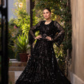NB-4574 Black Sequins Lehnga Choli Stitched Dress Nakoosh Shop