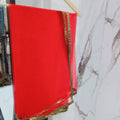 ND-Red Chiffon Dupatta Nakoosh Shop