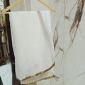 ND-White Chiffon Dupatta Nakoosh Shop