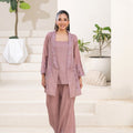 NF-6487 Mouve Silk Stitched 2PC