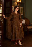 NF-5720 Antique Brown Frock Duppatta