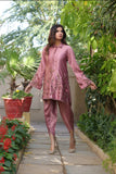 NF-5298 Pastle Pink Silk 2pc Suit
