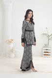 NF-5460 Black Printed 2pc Suit