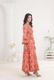 NF-295 Rust Printed Frock