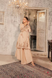 NF-5982 Beige Silk 2pc Stitched Dress