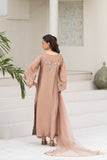 NF-6644 Golden Beige shamoose 2pc suit