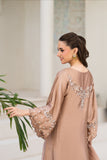 NF-6644 Golden Beige shamoose 2pc suit