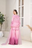 NF-6674 Pink shadded Silk 2pc suit