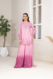 NF-6674 Pink shadded Silk 2pc suit