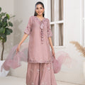NF-6484 Mouve Rawsilk Chamki 2Pc