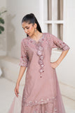 NF-6484 Mouve Rawsilk Chamki 2Pc