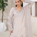 NF-6838 Ivory Silk 2pc Suit
