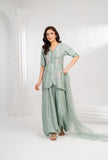 NF-6589 Ferozi Balloon pants 2pc suit