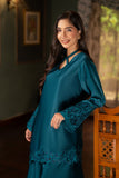 NF-Peacock Blue Silk 2pc Dress