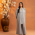NF-7001 Grey Silk Stitched 2PC Suit