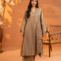 NF-6866 Beige Silk Stitched 2PC Suit