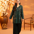 NF-6764 Teal Green Dull Silk Stitched 2PC