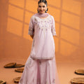 NF-7105 Lilac RawSilk Stitched 2PC Suit