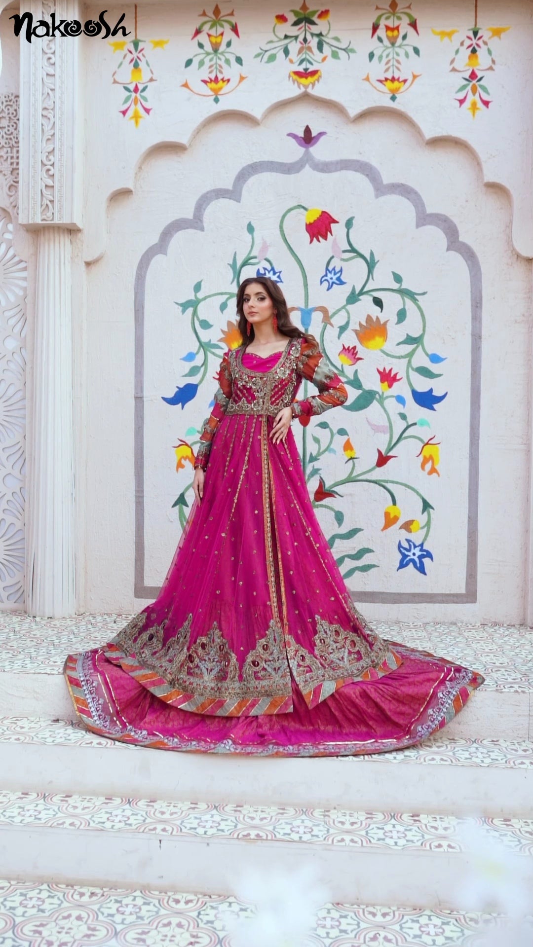 NB-5775 Shocking Pink 4pc dress NB-5775 Shocking Pink 4pc dress