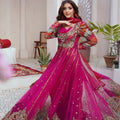 NB-5775 Shocking Pink 4pc dress