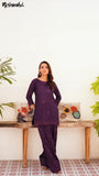 NF-6502 Purple Farshi Lawn Stitched 2pc Suit
